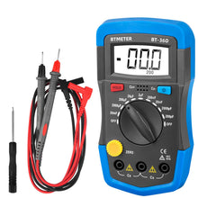 Load image into Gallery viewer, BTMETER BT-36D Capacitance Tester Meter Manual Range 1999 Counts - btmeter-store
