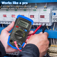 Load image into Gallery viewer, BTMETER BT-36K Digital Multimeter 4000 Counts Auto Ranging AC/DC Current,AC/DC Voltage,Resistance Diodes and fFE with Backlit LCD - btmeter-store