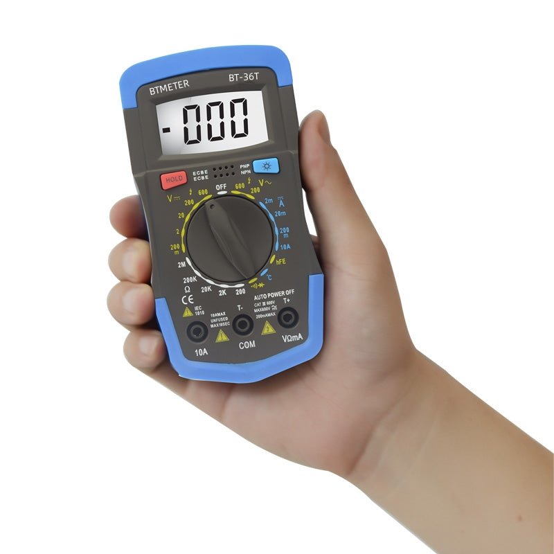 BTMETER BT-36T Multimeter Manual Range Digital Tester - btmeter-store