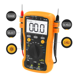 BTMETER BT-39B Digital Multimeter DC/AC Voltage Current Meter Resistance - btmeter-store