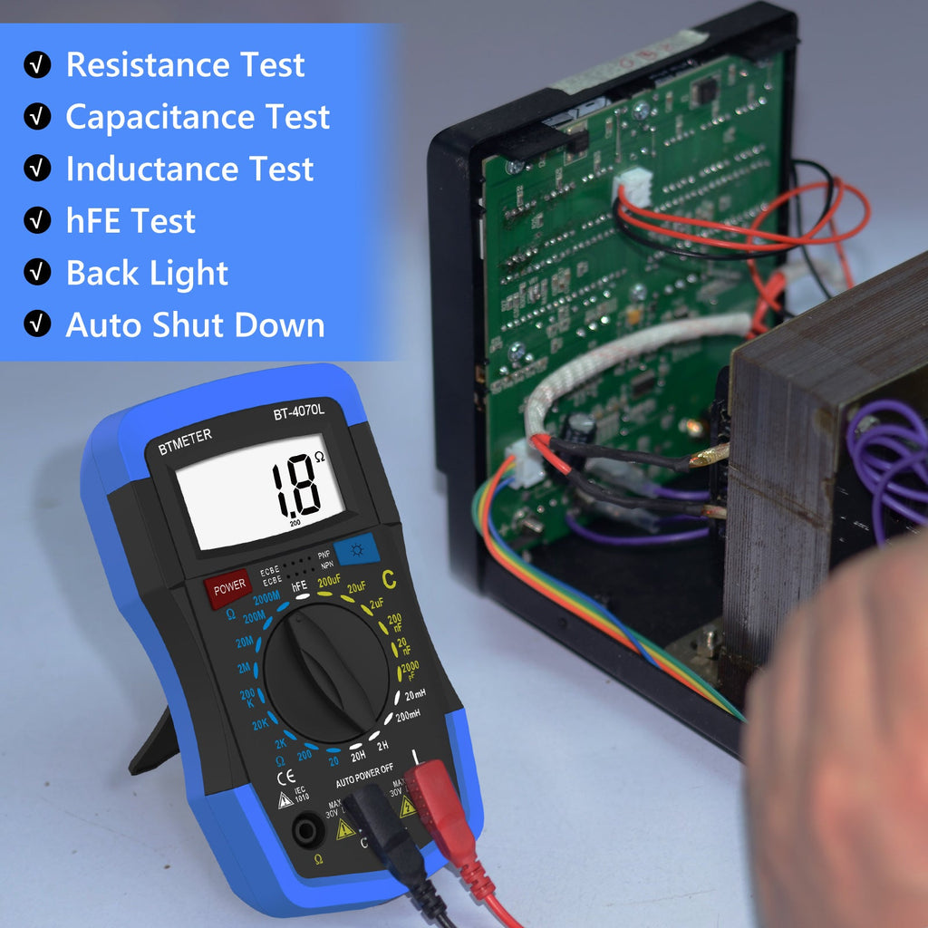 BTMETER BT-4070L Capacitance Multimeter Digital Inductance LCD Meter