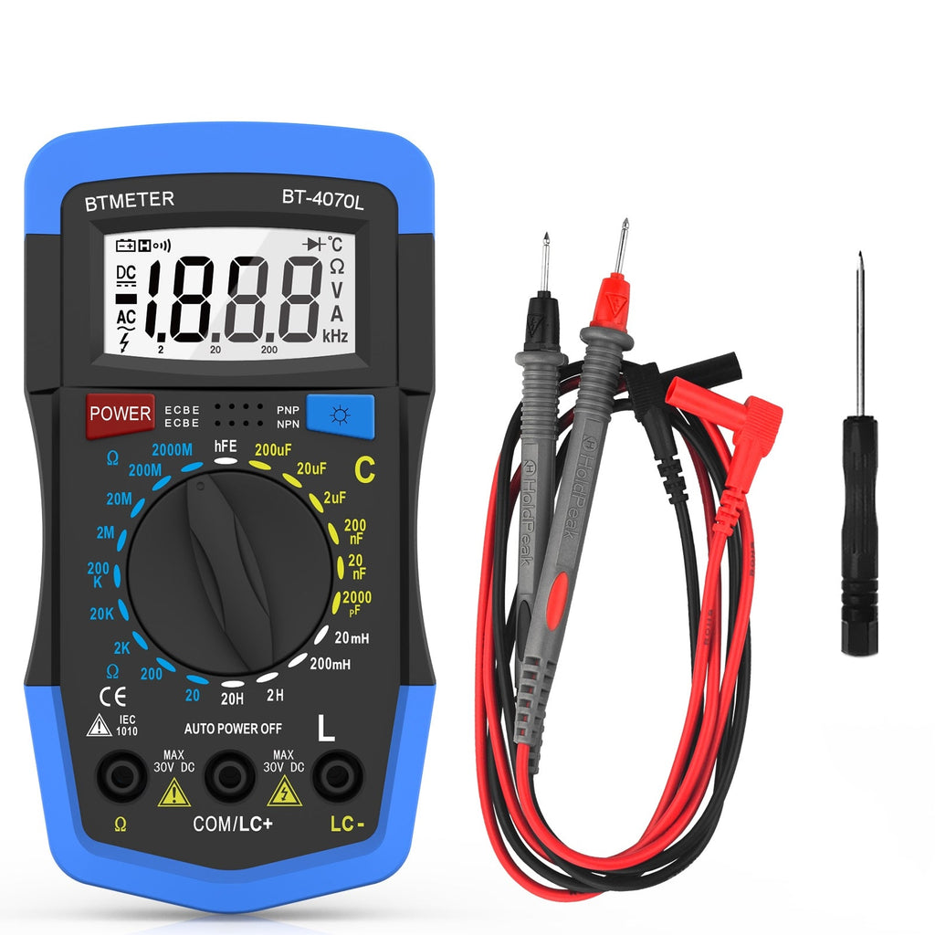 Multimeter Store BTMETER BT-4070L Capacitance Multimeter Digital Inductance LCD Meter