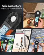Load image into Gallery viewer, BTMETER BT - 5000APP Illuminance Light Meter with Bluetooth, Digital Lux Foot Candles Meter 0.1~400,000 Lux with 270º Rotating Sensor - btmeter - store