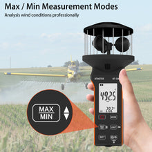 画像をギャラリービューアに読み込む, BTMETER BT - 5000G Rechargeable Handheld Wind Speed Meter, Touch Buttons for Shooting, Sailing, Surfing, Drone - btmeter - store