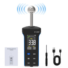Load image into Gallery viewer, BTMETER BT-5000T Pinless Wood Moisture Meter, Non-Destructive Moisture Meter for Wood, Concrete, Floors, Walls, Measuring Depth 20-40mm Digital Moisture Meter with Masonry-Spherical Sensor - btmeter-store