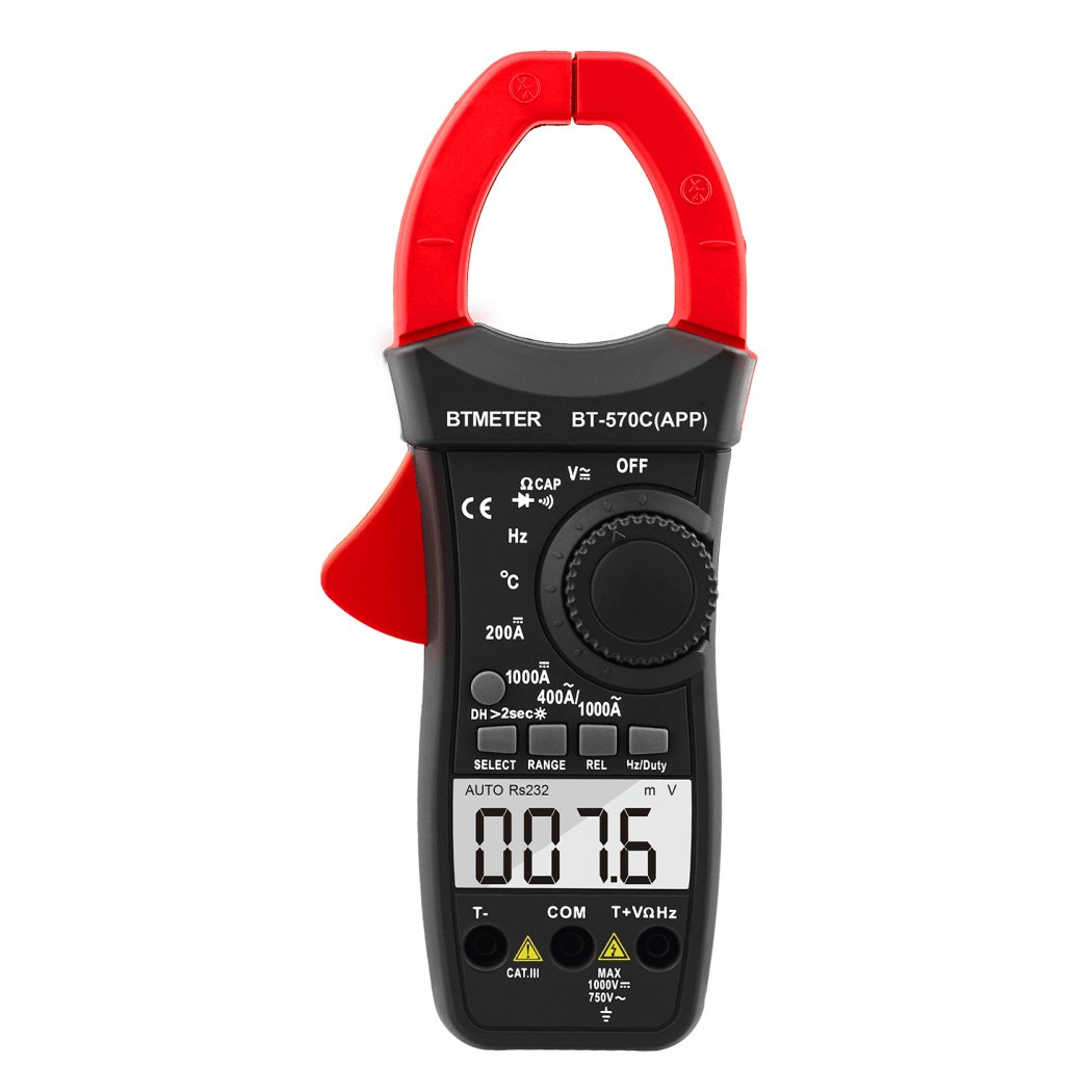 Digital Clamp Meter with APP Control, 4000 count