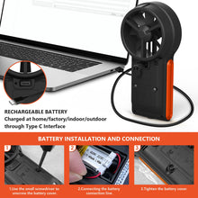 Load image into Gallery viewer, BTMETER BT-6000GH Anemometer Handheld Air Flow Meter, Touch Button Anemometer CFM Meter - btmeter-store