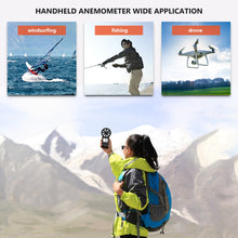 Load image into Gallery viewer, BTMETER BT-6000GH Anemometer Handheld Air Flow Meter, Touch Button Anemometer CFM Meter - btmeter-store