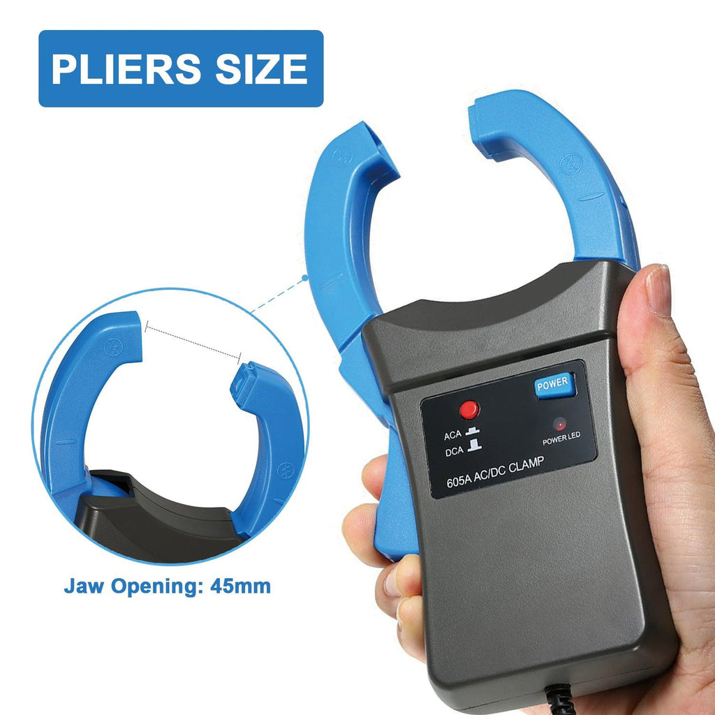 BTMETER BT-605A Clamp Adapter 600A AC/DC Current Jaw Caliber for BT-770HC - btmeter-store