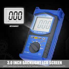 BTMETER BT - 6688F Digital Insulation Resistance Tester, Voltage Tester Auto Range Megohmmeter - btmeter - store