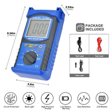 Load image into Gallery viewer, BTMETER BT - 6688F Digital Insulation Resistance Tester, Voltage Tester Auto Range Megohmmeter - btmeter - store