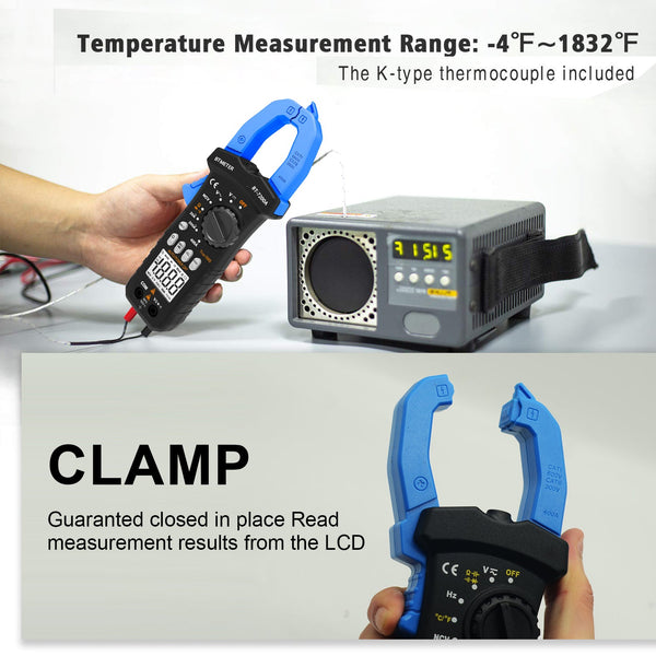 BTMETER BT-7200A 2000 Counts Digital Clamp Multimeter AC Current Volta