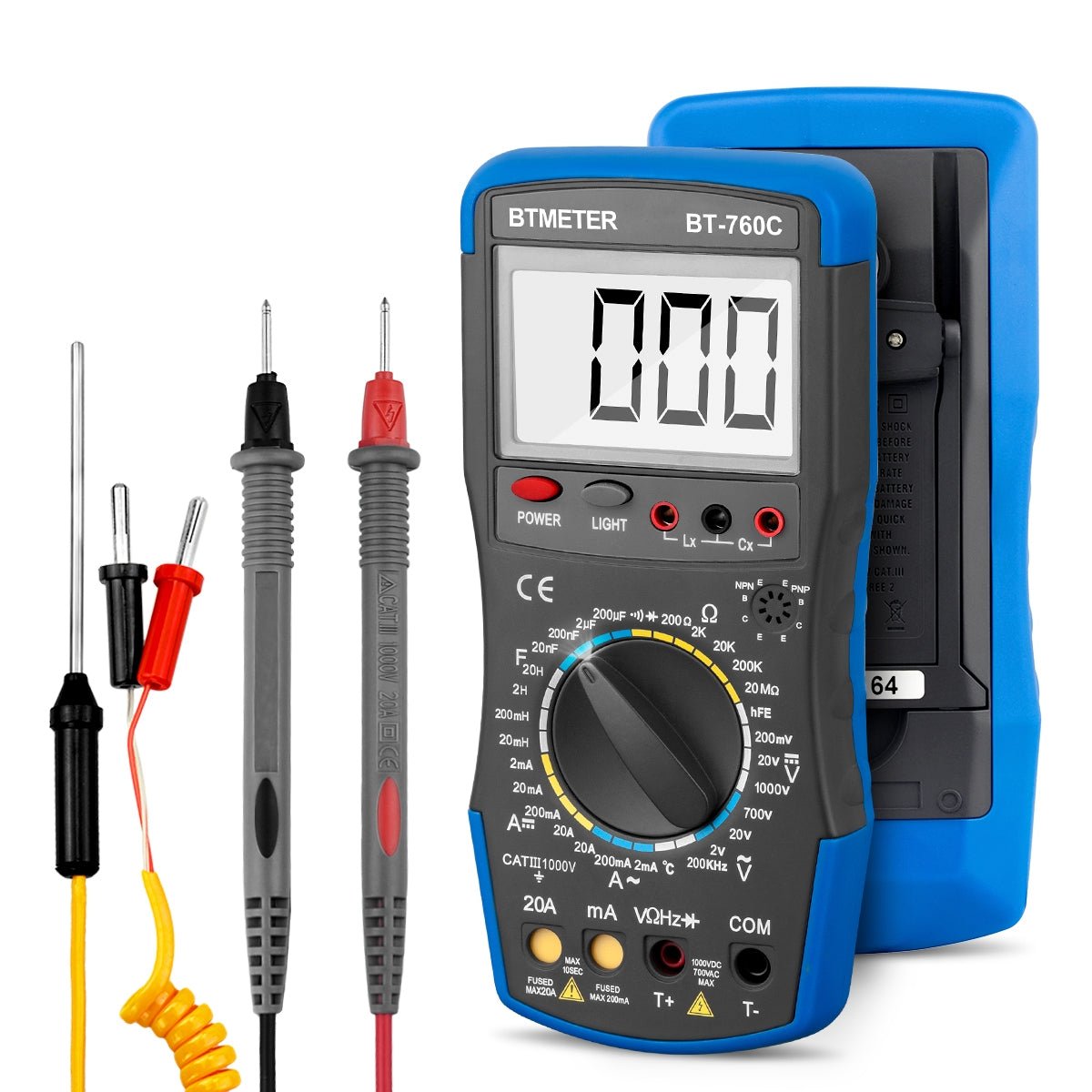 Digital Multimeter DC/AC Voltage Current Inductance Tester
