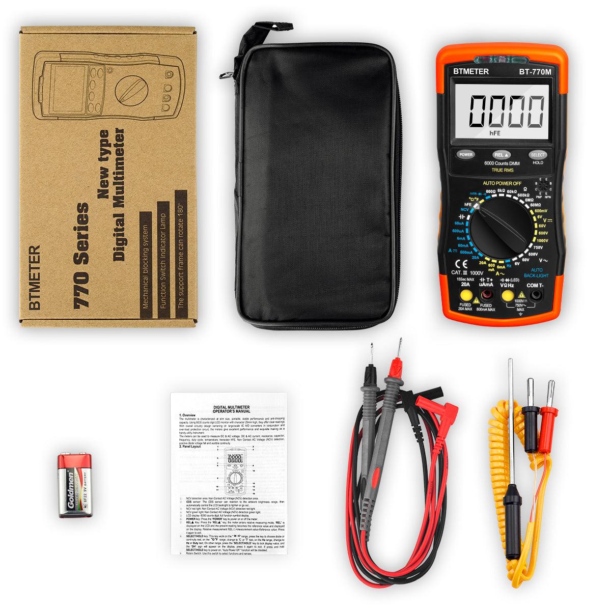 Multimeter Store Digital Multimeter, 6000 Counts TRMS Auto Manual Ranging Multimeters