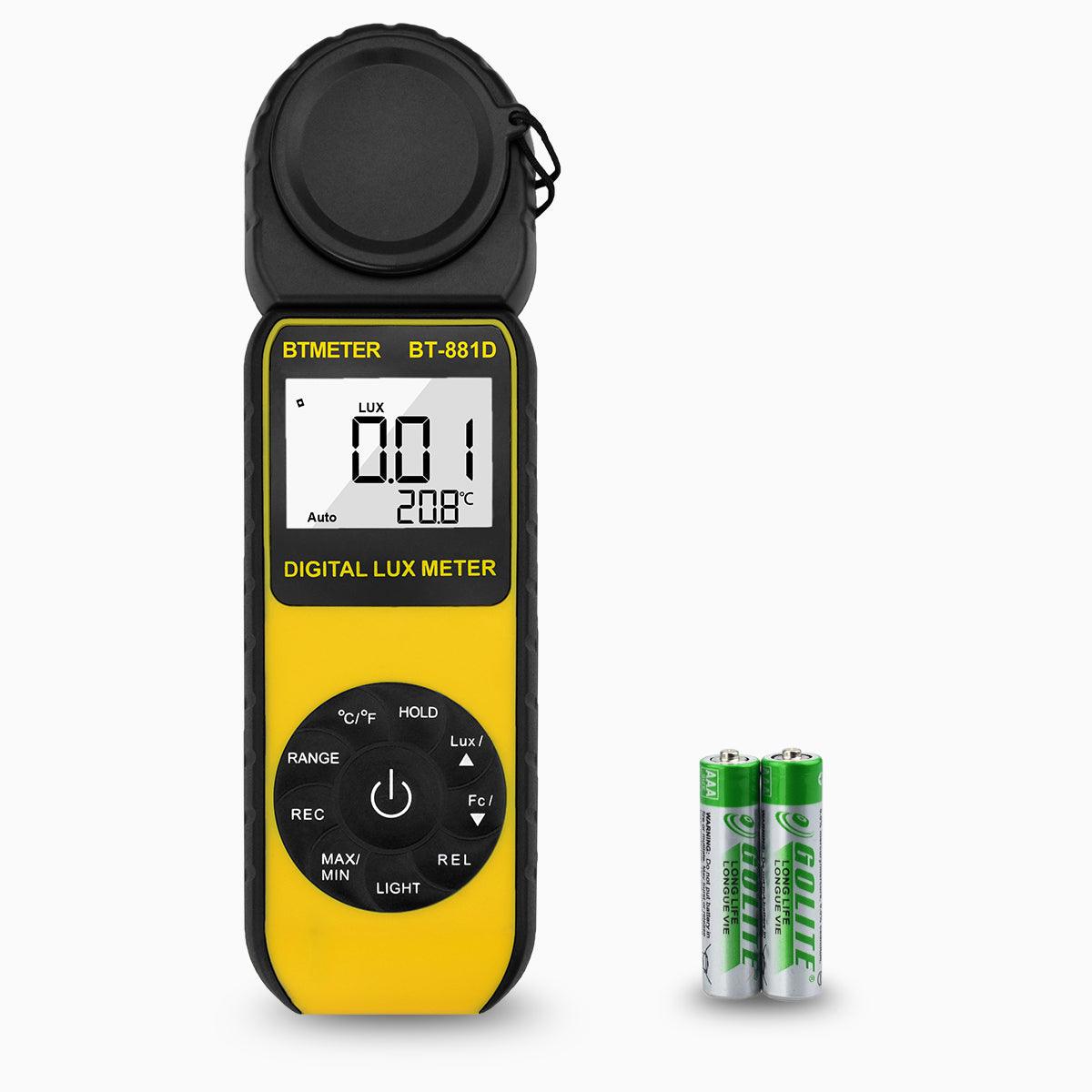 Digital Illuminance, Light Meter, Digital Luxmeter LCD Display