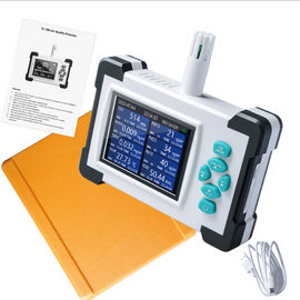 BT-T7-700PRO-A 7-in-1 Professional Air Quality Monitor | Simultaneous Monitoring of CO2/HCHO/TVOC/PM2.5/Temperature & Humidity | 50,000 Data Records | Portable Indoor Environment Tester