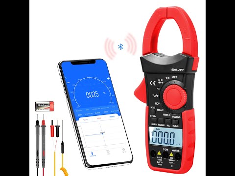 HP-570S-APP Digital Clamp Meter,Volt Amp Ohm Tester, 6000 Count