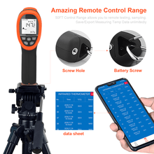 Cargar imagen en el visor de la galería, BTMETER BT-985C-APP IR Infrared Thermometer Handhold -50-800℃ - btmeter-store