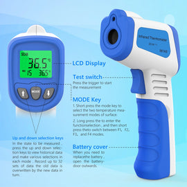 BTMETER BT-981AS Digital Infrared Forehead Thermometer - btmeter-store