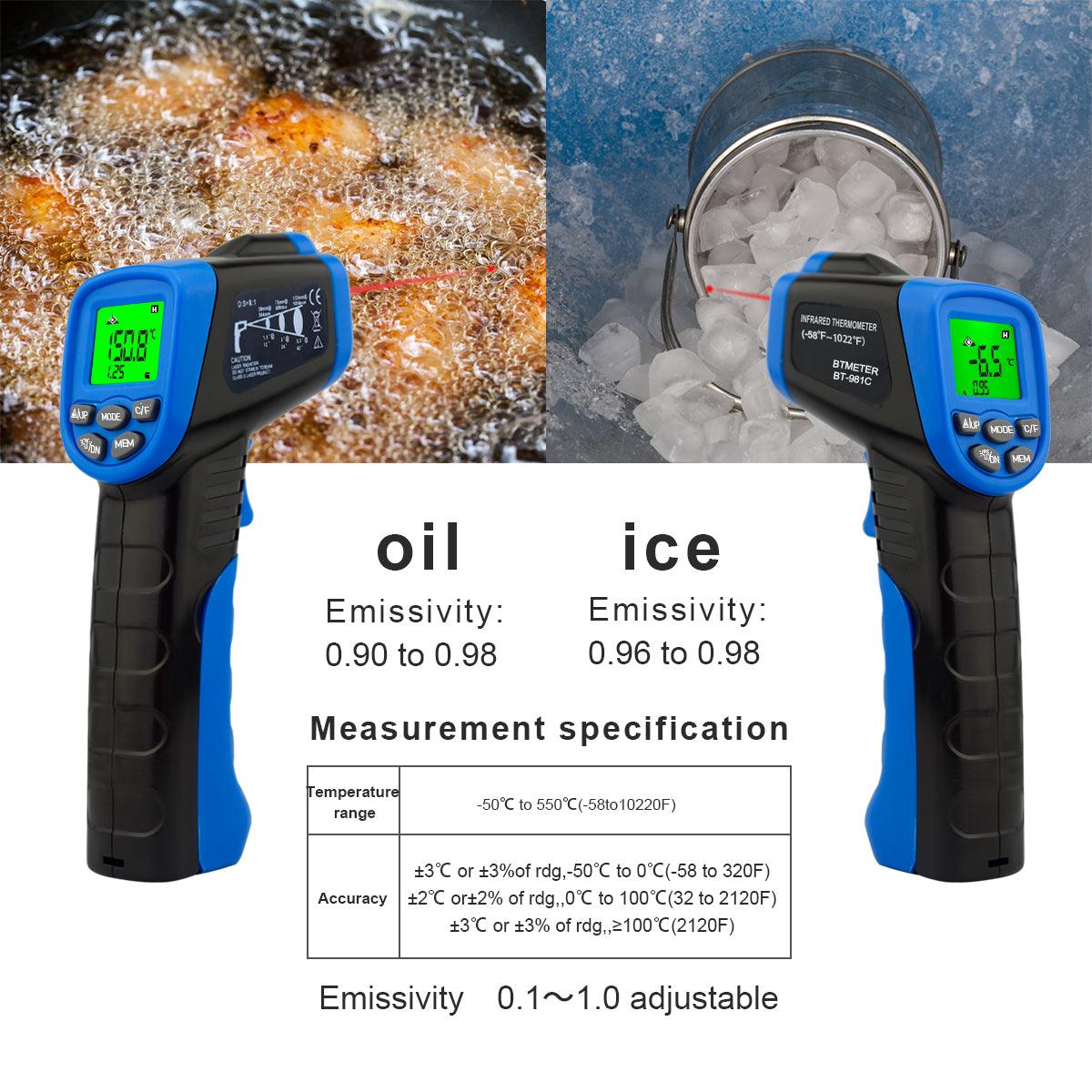 BTMETER BT-981C Low Temperature Infrared Thermometer - btmeter-store