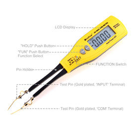BTMETER BT-990A Digital Smart SMD Tester, Digital Multimeter Resistance Capacitance Tester - btmeter-store