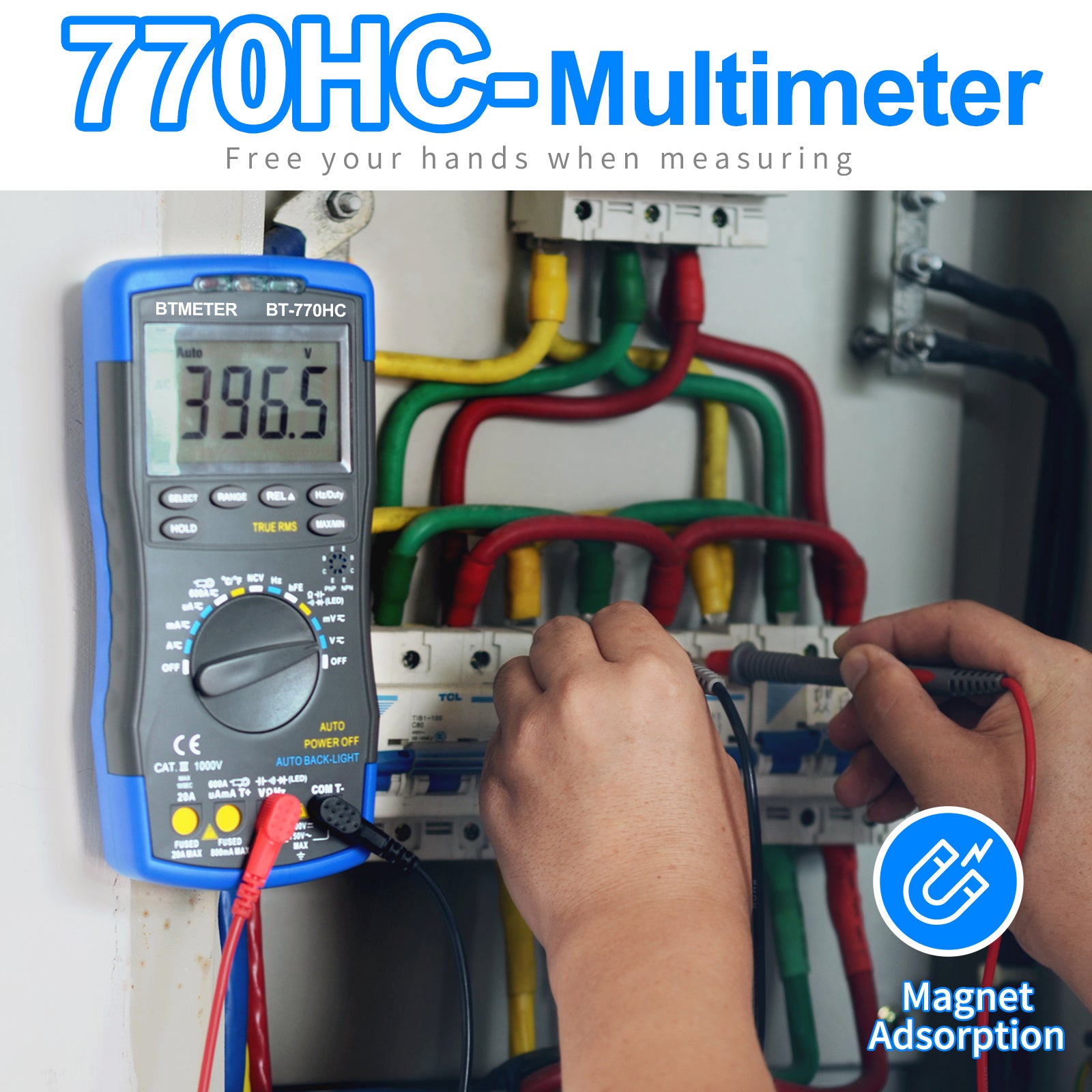 BTMETER BT-770HC Digital Multimeter 6000Counts Auto Range - btmeter-store