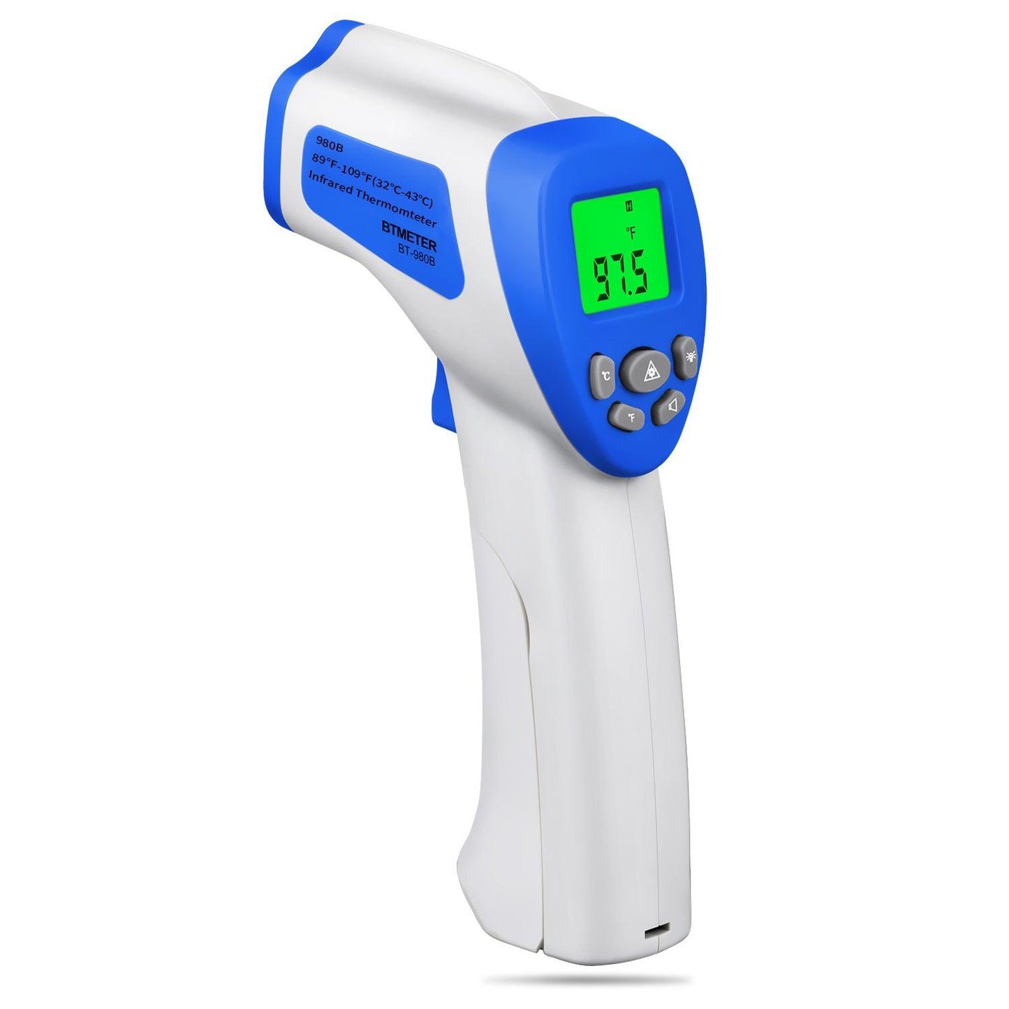 BTMETER BT-980B Non-Contact Infrared Thermometer Digital Temperature Gun Measure 32℃～43℃/ 89 to109℉(NOT for Human) - btmeter-store