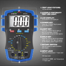 Load image into Gallery viewer, MTMETER BT-37A Mini Professional Multimeter Manual Digital Multimetro - btmeter-store